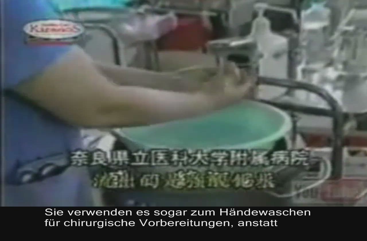 JAPANISCHE KRANKENHÄUSER verwenden Kangen Wasser - DEUTSCH